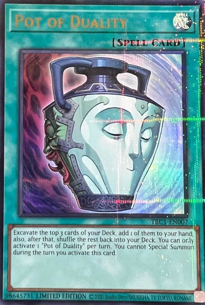 Pot of Duality [TBC1-EN007] Ultra Rare | Jomio and Rueliete's Cards and Comics