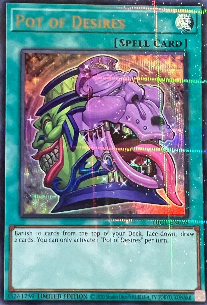 Pot of Desires [TBC1-EN009] Ultra Rare | Jomio and Rueliete's Cards and Comics