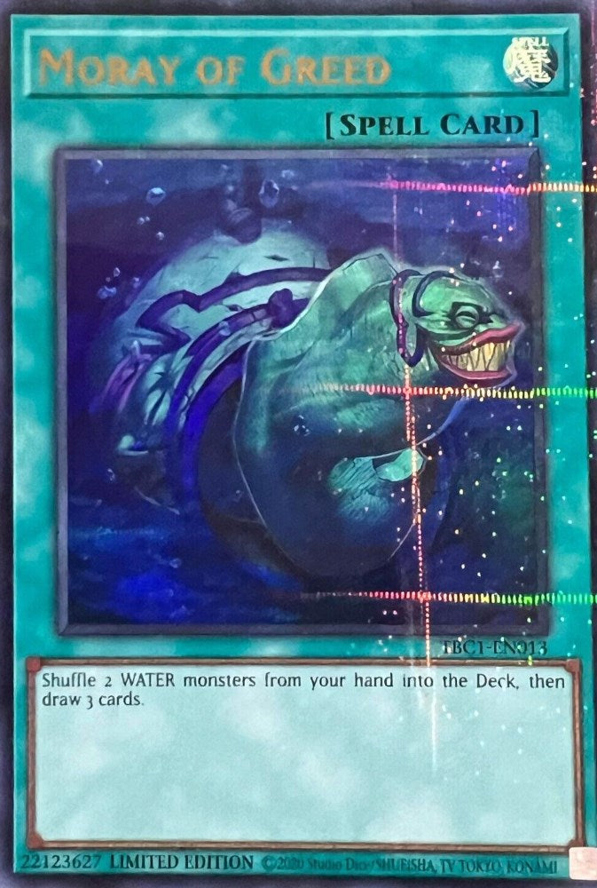 Moray of Greed [TBC1-EN013] Ultra Rare | Jomio and Rueliete's Cards and Comics