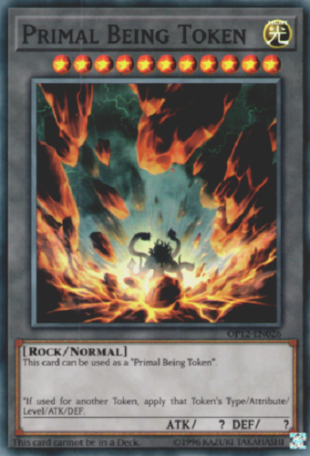 Primal Being Token [OP12-EN026] Super Rare | Jomio and Rueliete's Cards and Comics