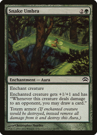 Snake Umbra [Planechase 2012] | Jomio and Rueliete's Cards and Comics
