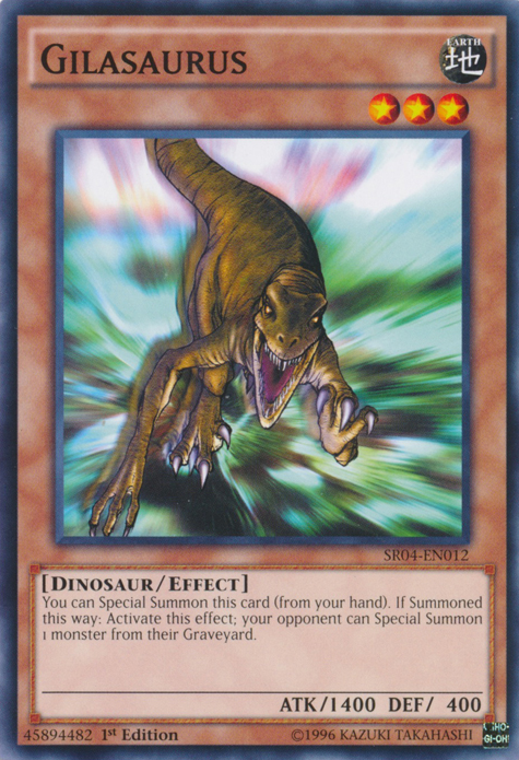 Gilasaurus [SR04-EN012] Common | Jomio and Rueliete's Cards and Comics