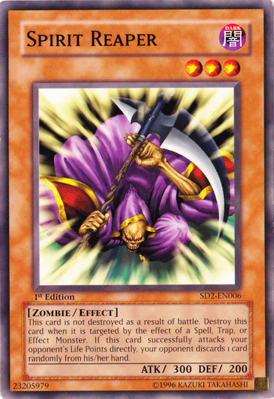 Spirit Reaper [SD2-EN006] Common | Jomio and Rueliete's Cards and Comics