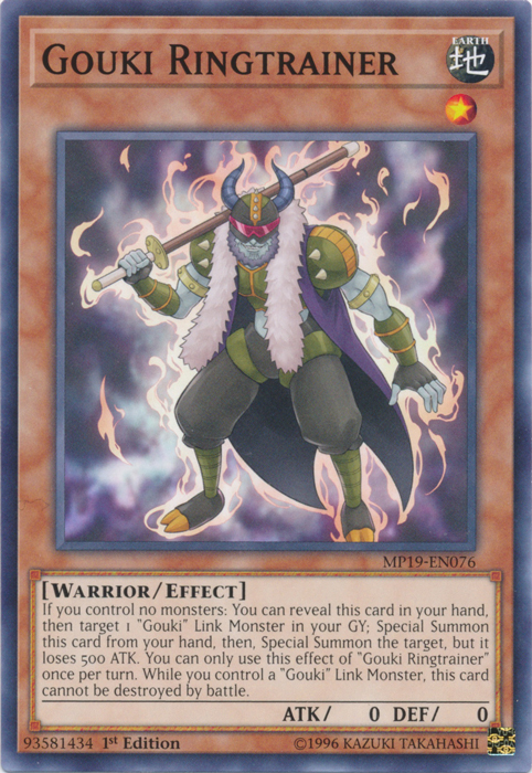 Gouki Ringtrainer [MP19-EN076] Common | Jomio and Rueliete's Cards and Comics