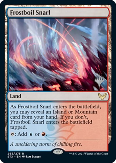 Frostboil Snarl (Promo Pack) [Strixhaven: School of Mages Promos] | Jomio and Rueliete's Cards and Comics
