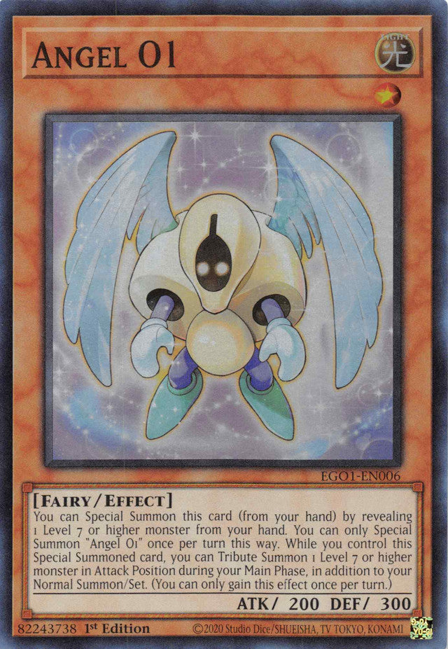 Angel O1 [EGO1-EN006] Super Rare | Jomio and Rueliete's Cards and Comics