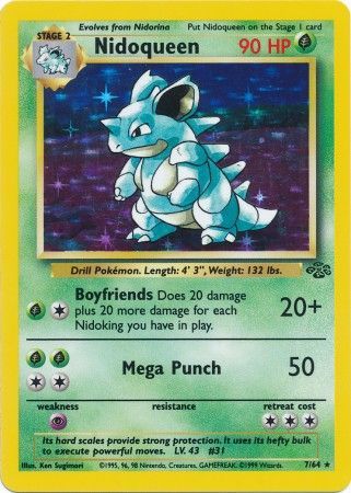 Nidoqueen (7/64) [Jungle Unlimited] | Jomio and Rueliete's Cards and Comics