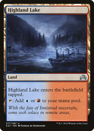 Highland Lake [Shadows over Innistrad] | Jomio and Rueliete's Cards and Comics