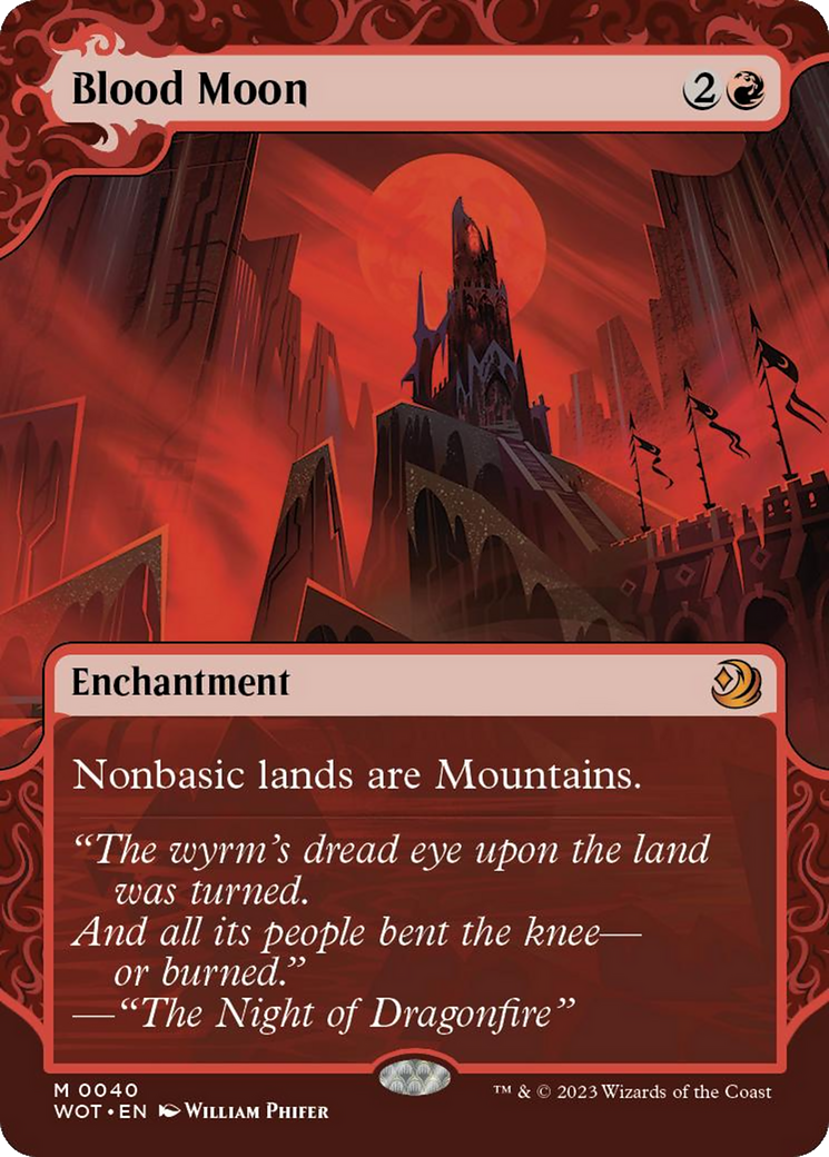 Blood Moon [Wilds of Eldraine: Enchanting Tales] | Jomio and Rueliete's Cards and Comics