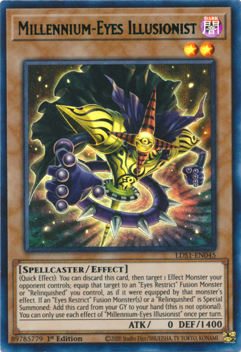 Millennium-Eyes Illusionist (Green) [LDS1-EN045] Ultra Rare | Jomio and Rueliete's Cards and Comics