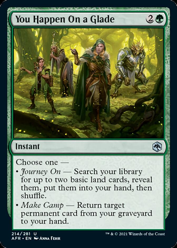 You Happen On a Glade [Dungeons & Dragons: Adventures in the Forgotten Realms] | Jomio and Rueliete's Cards and Comics
