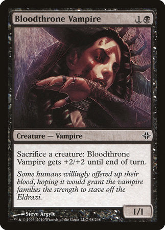Bloodthrone Vampire [Rise of the Eldrazi] | Jomio and Rueliete's Cards and Comics