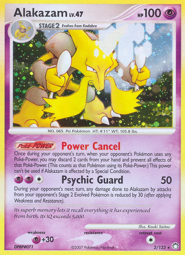 Alakazam (2/123) [Diamond & Pearl: Mysterious Treasures] | Jomio and Rueliete's Cards and Comics