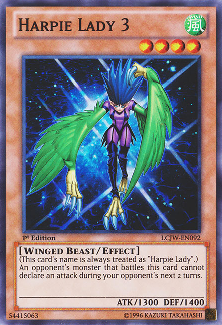 Harpie Lady 3 [LCJW-EN092] Super Rare | Jomio and Rueliete's Cards and Comics