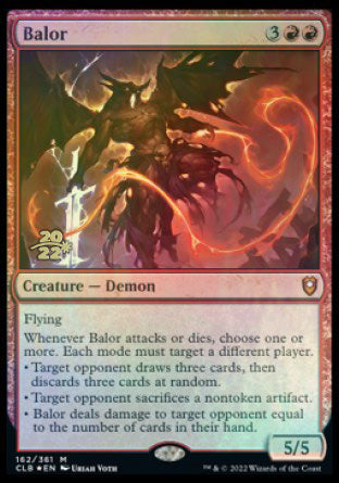 Balor [Commander Legends: Battle for Baldur's Gate Prerelease Promos] | Jomio and Rueliete's Cards and Comics