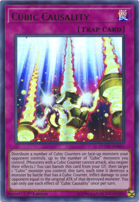 Cubic Causality [DUOV-EN051] Ultra Rare | Jomio and Rueliete's Cards and Comics