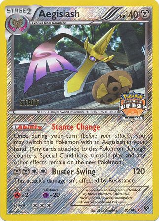 Aegislash (85/146) (Regional Championship Promo Staff) [XY: Base Set] | Jomio and Rueliete's Cards and Comics