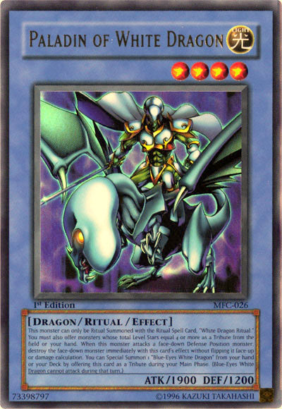Paladin of White Dragon [MFC-026] Ultra Rare | Jomio and Rueliete's Cards and Comics