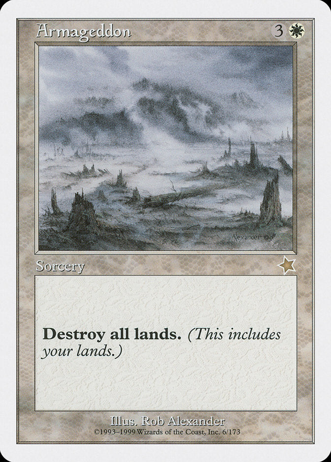 Armageddon [Starter 1999] | Jomio and Rueliete's Cards and Comics