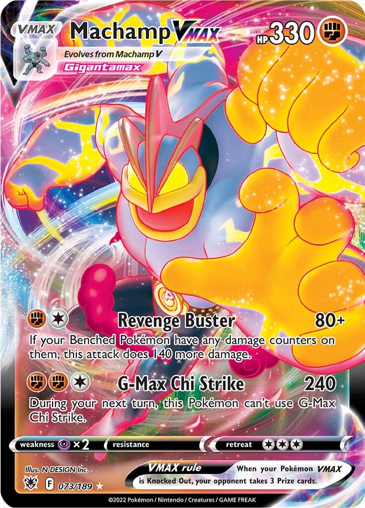 Machamp VMAX (073/189) [Sword & Shield: Astral Radiance] | Jomio and Rueliete's Cards and Comics
