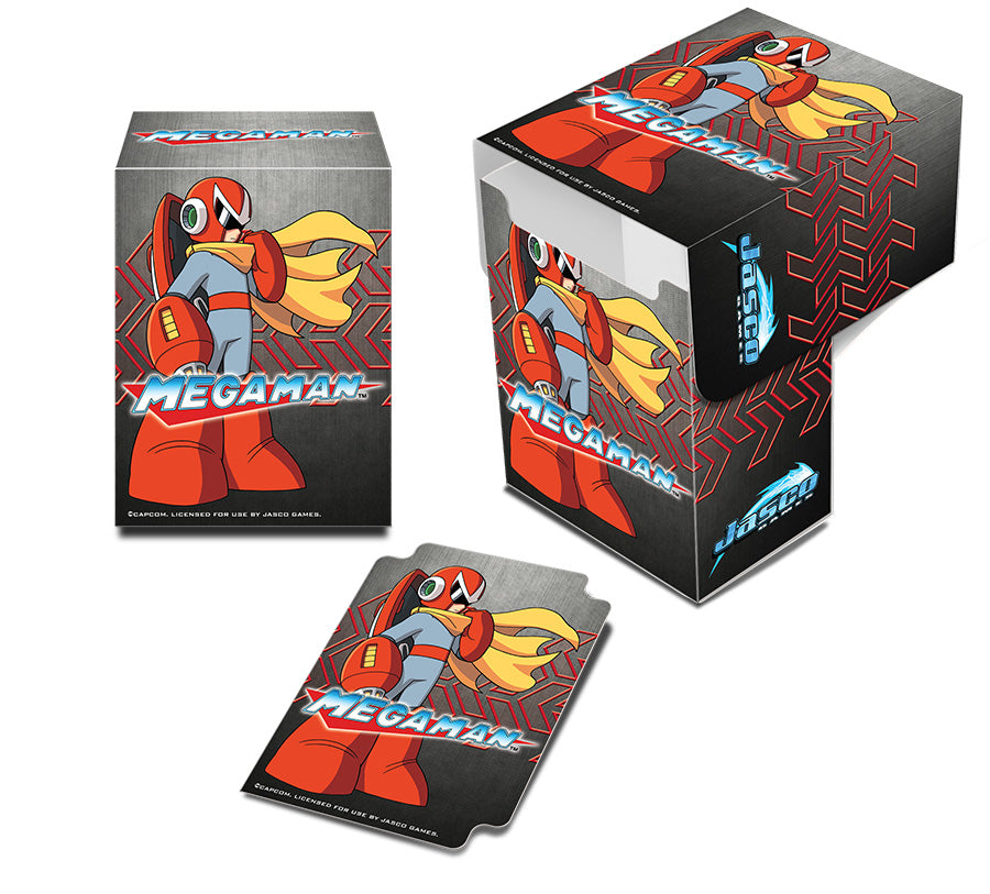 Ultra PRO: Deck Box - Full-View (Mega Man - Protoman) | Jomio and Rueliete's Cards and Comics