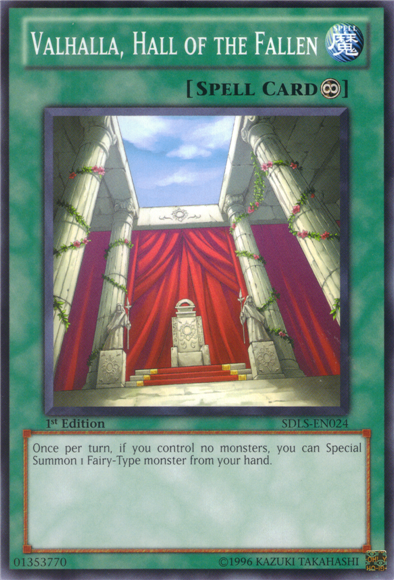 Valhalla, Hall of the Fallen [SDLS-EN024] Common | Jomio and Rueliete's Cards and Comics