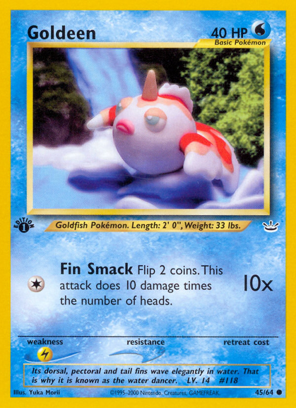 Goldeen (45/64) [Neo Revelation 1st Edition] | Jomio and Rueliete's Cards and Comics