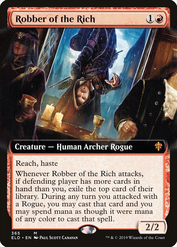 Robber of the Rich (Extended Art) [Throne of Eldraine] | Jomio and Rueliete's Cards and Comics