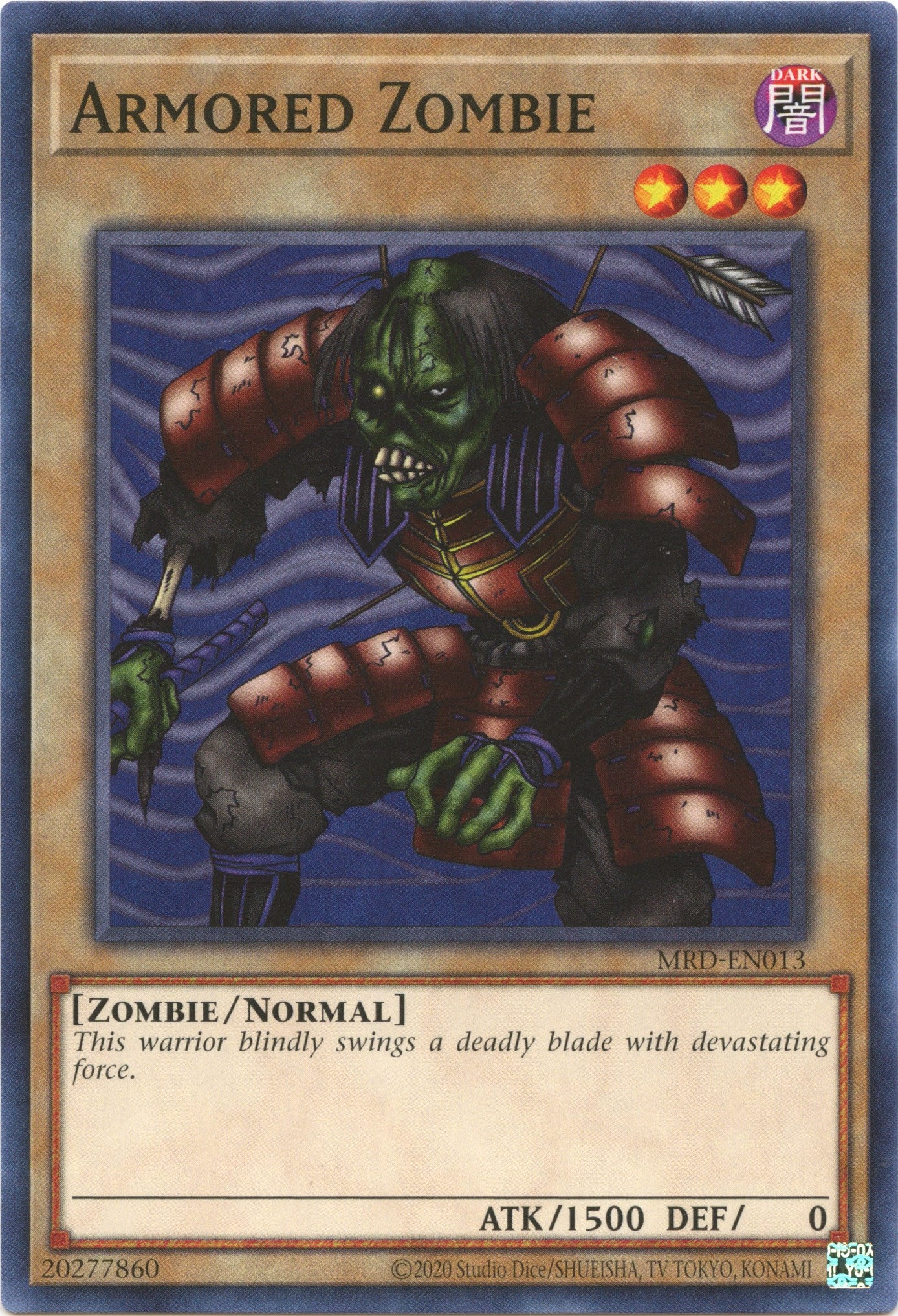 Armored Zombie (25th Anniversary) [MRD-EN013] Common | Jomio and Rueliete's Cards and Comics