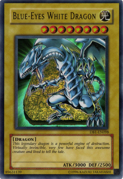 Blue-Eyes White Dragon [DB1-EN098] Ultra Rare | Jomio and Rueliete's Cards and Comics