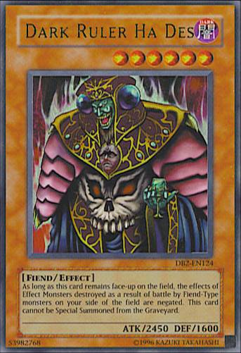 Dark Ruler Ha Des [DB2-EN124] Ultra Rare | Jomio and Rueliete's Cards and Comics