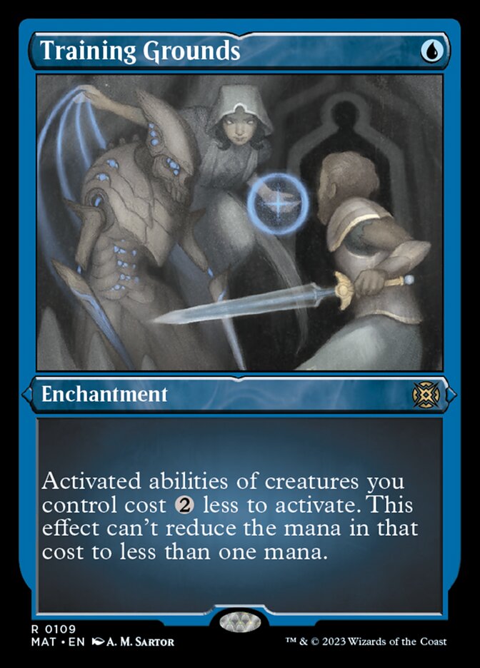 Training Grounds (Foil Etched) [March of the Machine: The Aftermath] | Jomio and Rueliete's Cards and Comics