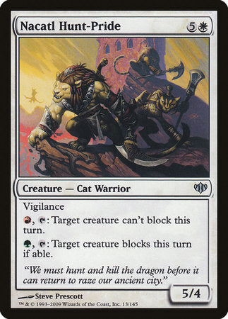 Nacatl Hunt-Pride [Conflux] | Jomio and Rueliete's Cards and Comics