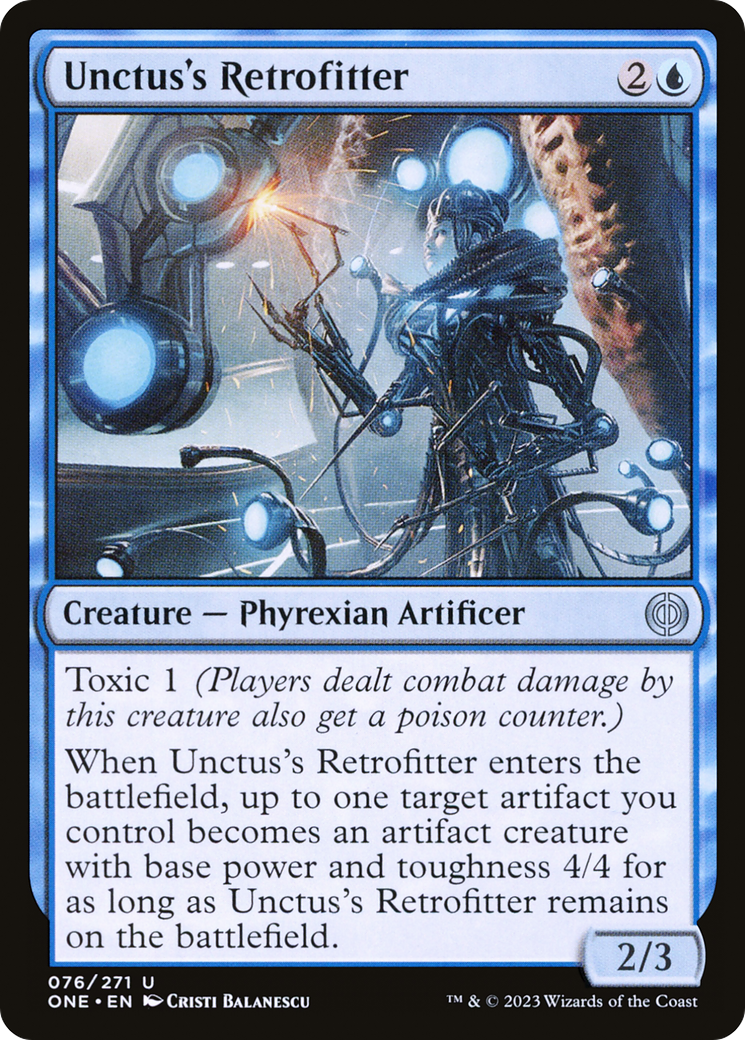 Unctus's Retrofitter [Phyrexia: All Will Be One] | Jomio and Rueliete's Cards and Comics