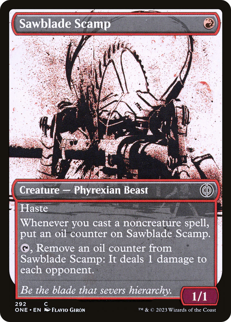 Sawblade Scamp (Showcase Ichor) [Phyrexia: All Will Be One] | Jomio and Rueliete's Cards and Comics