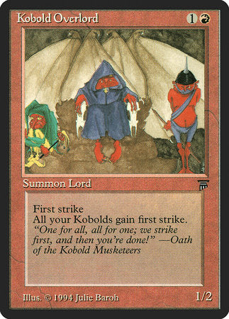 Kobold Overlord [Legends] | Jomio and Rueliete's Cards and Comics