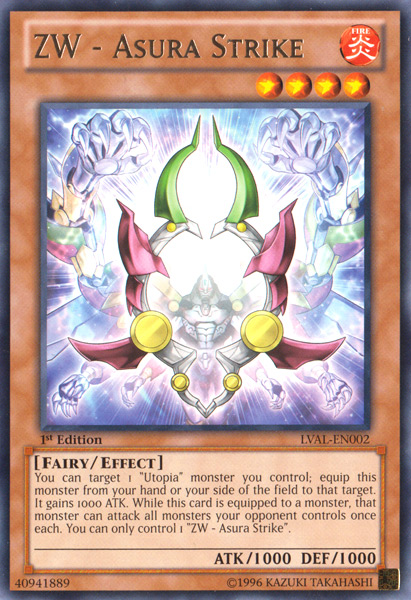 ZW - Asura Strike [LVAL-EN002] Rare | Jomio and Rueliete's Cards and Comics