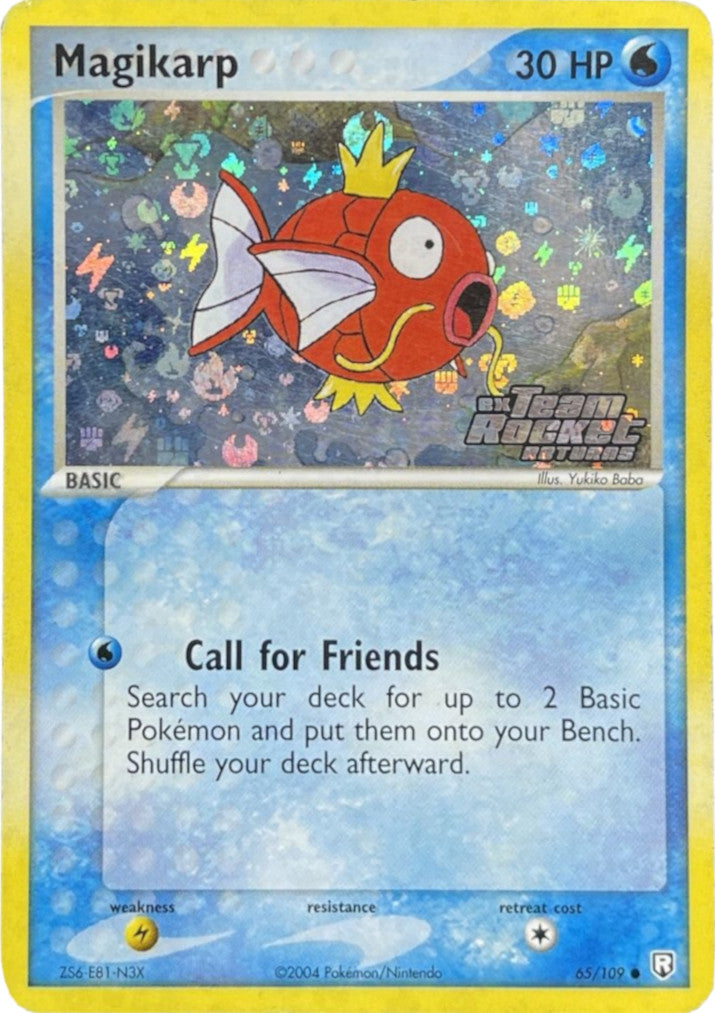 Magikarp (65/109) (Stamped) [EX: Team Rocket Returns] | Jomio and Rueliete's Cards and Comics