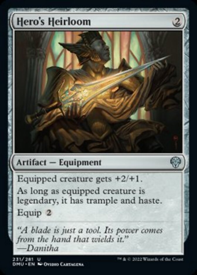 Hero's Heirloom [Dominaria United] | Jomio and Rueliete's Cards and Comics