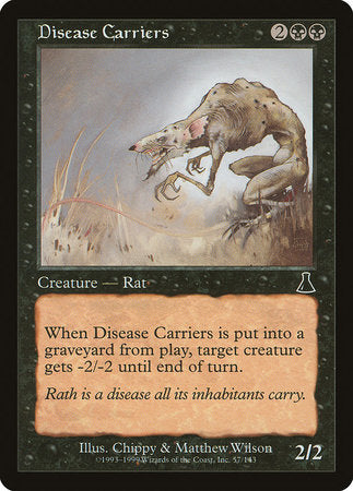 Disease Carriers [Urza's Destiny] | Jomio and Rueliete's Cards and Comics