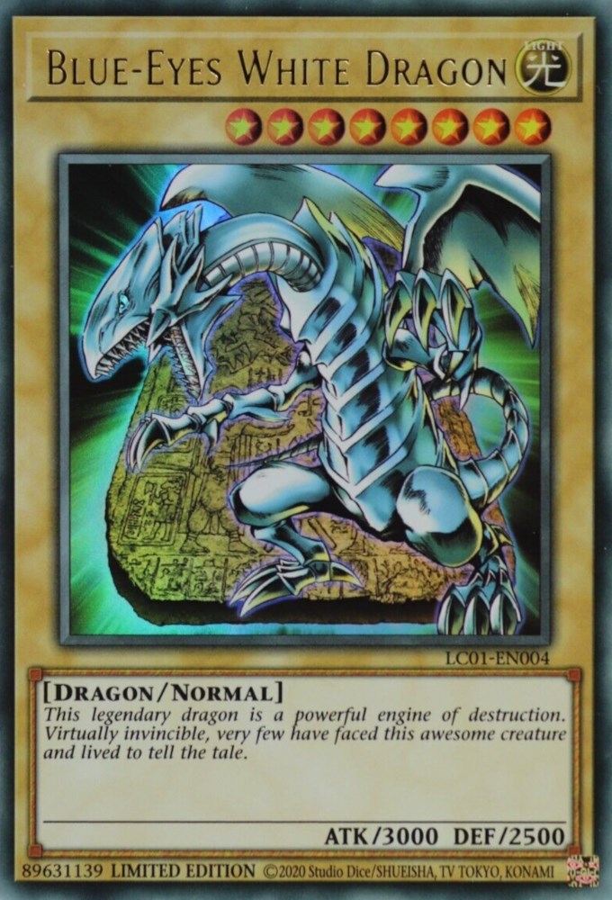 Blue-Eyes White Dragon (25th Anniversary) [LC01-EN004] Ultra Rare | Jomio and Rueliete's Cards and Comics