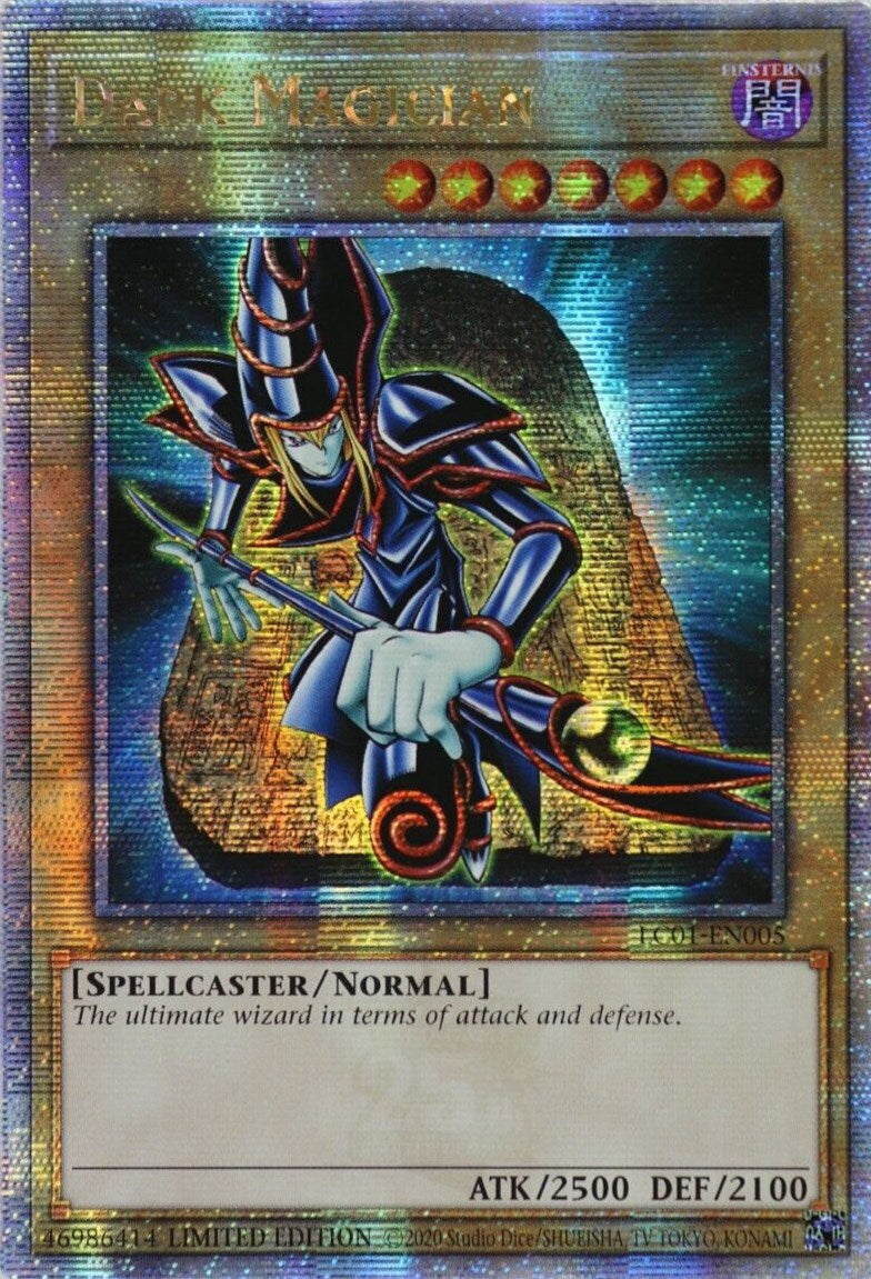 Dark Magician (25th Anniversary) [LC01-EN005] Quarter Century Secret Rare | Jomio and Rueliete's Cards and Comics