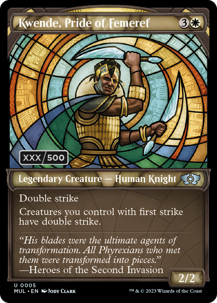 Kwende, Pride of Femeref (Serialized) [Multiverse Legends] | Jomio and Rueliete's Cards and Comics