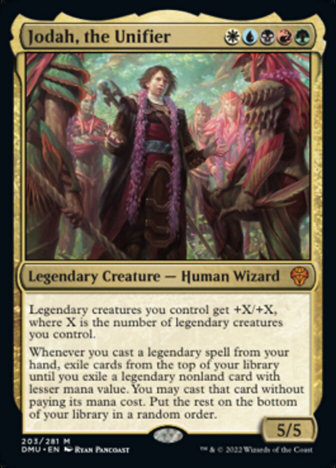 Jodah, the Unifier [Dominaria United] | Jomio and Rueliete's Cards and Comics