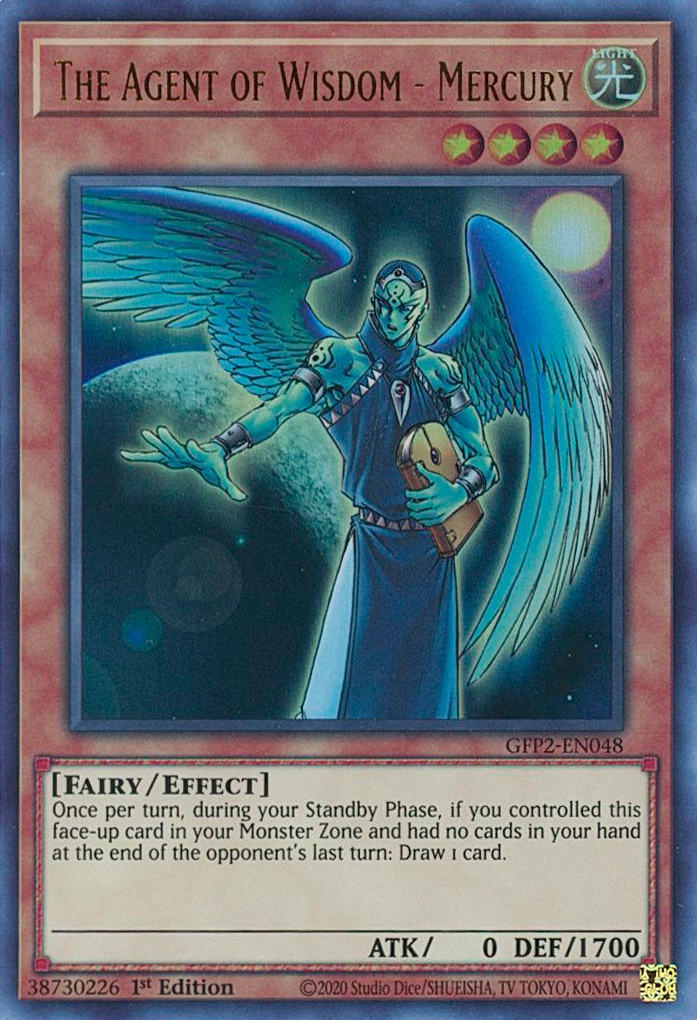 The Agent of Wisdom - Mercury [GFP2-EN048] Ultra Rare | Jomio and Rueliete's Cards and Comics