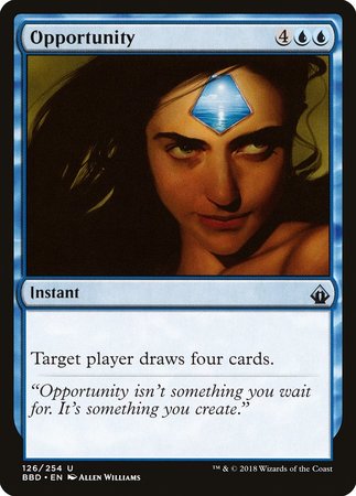 Opportunity [Battlebond] | Jomio and Rueliete's Cards and Comics