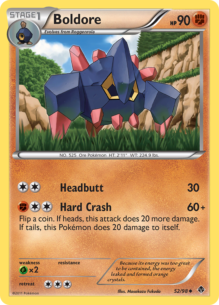 Boldore (52/98) [Black & White: Emerging Powers] | Jomio and Rueliete's Cards and Comics