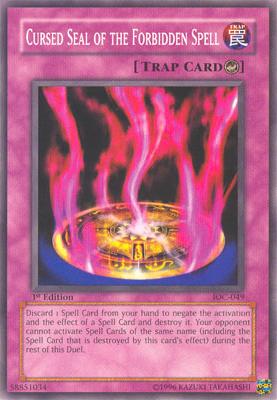 Cursed Seal of the Forbidden Spell [IOC-049] Common | Jomio and Rueliete's Cards and Comics