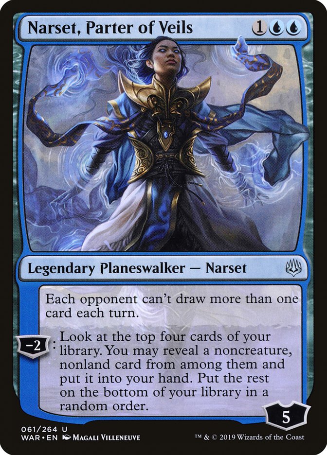 Narset, Parter of Veils [War of the Spark] | Jomio and Rueliete's Cards and Comics