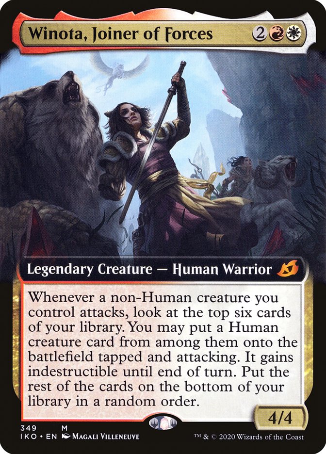 Winota, Joiner of Forces (Extended Art) [Ikoria: Lair of Behemoths] | Jomio and Rueliete's Cards and Comics